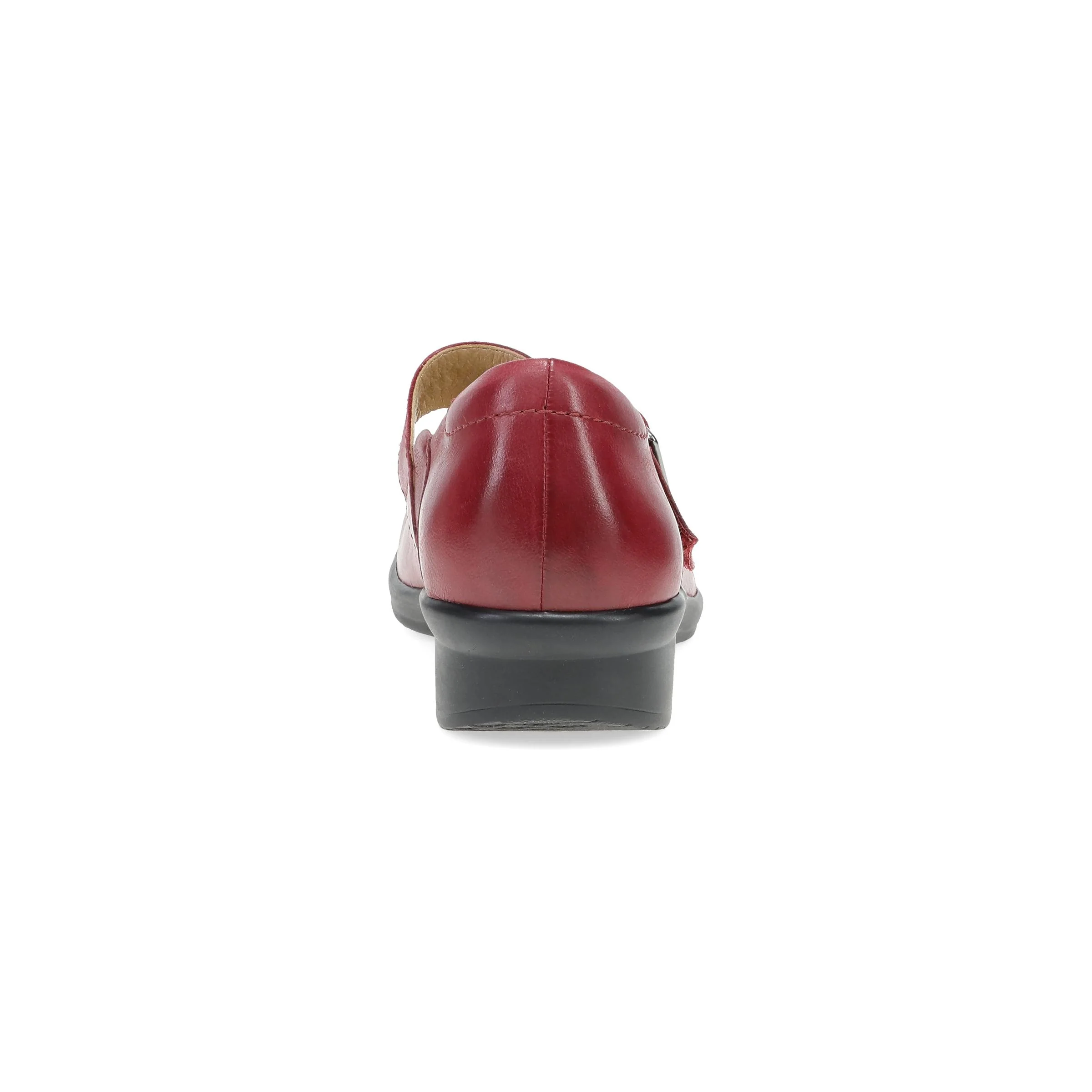 Collette Wide Red Burnished Nubuck - Image 5
