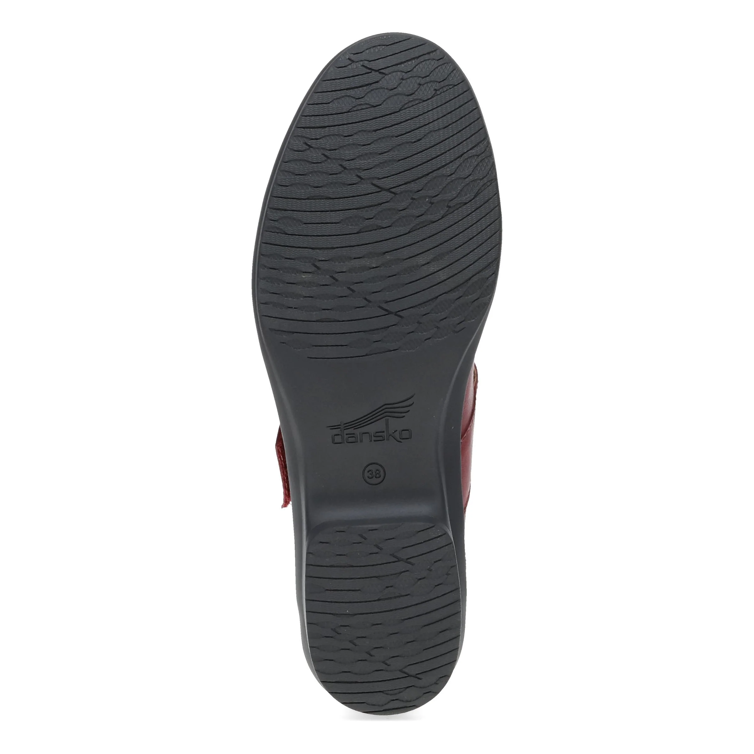 Collette Wide Red Burnished Nubuck - Image 8
