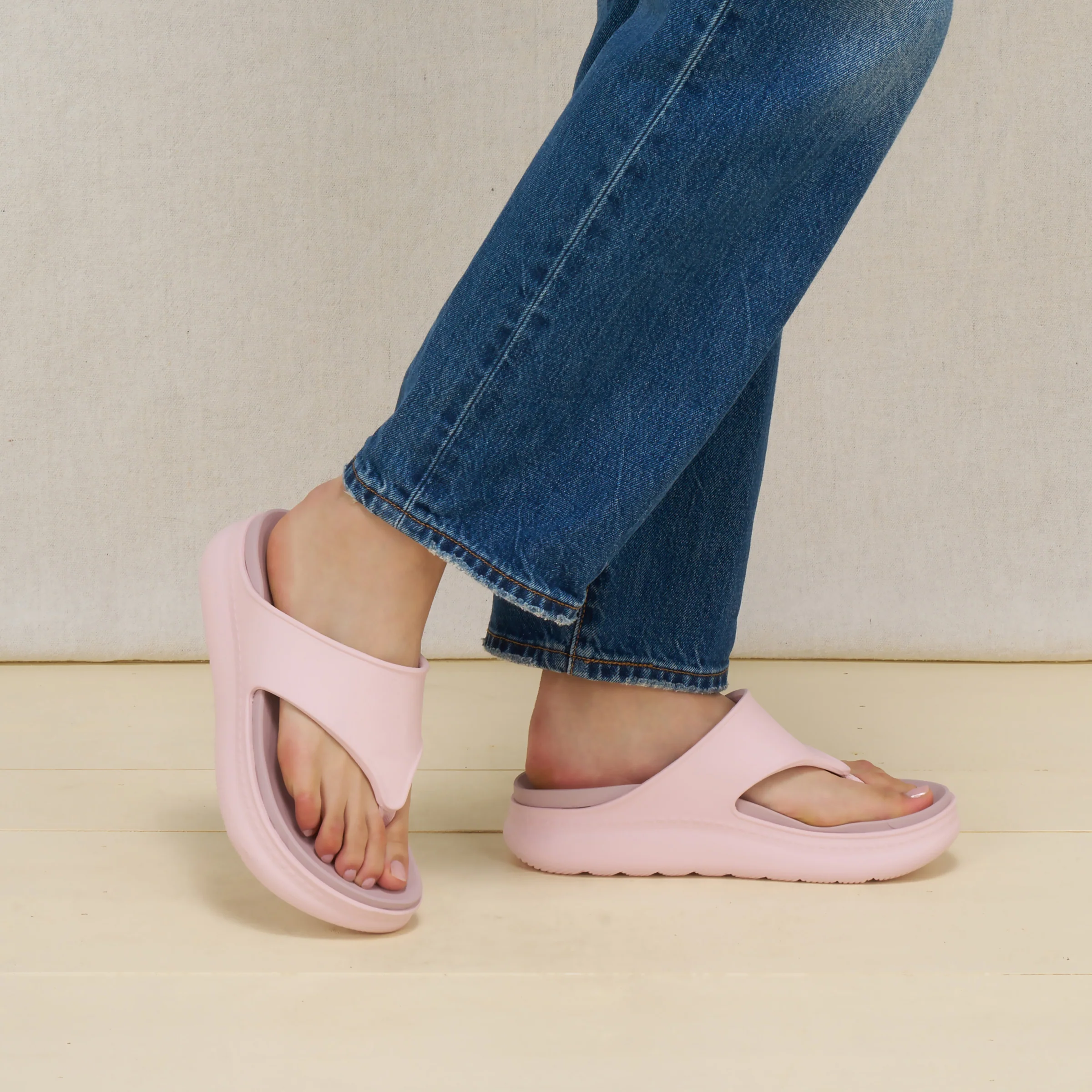 Devyn Thong Pink Molded - Image 2